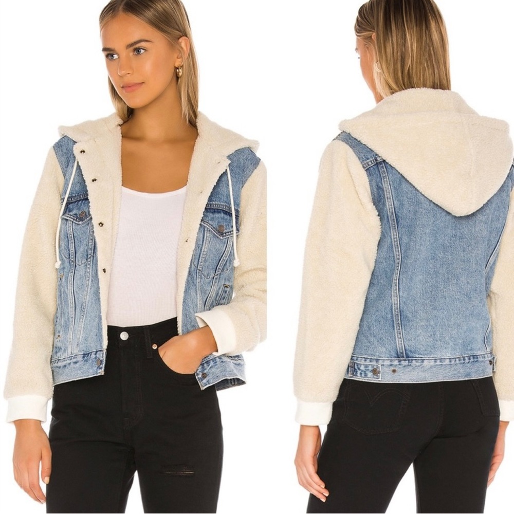 Levi's Ex Boyfriend Trucker Jacket Hooded